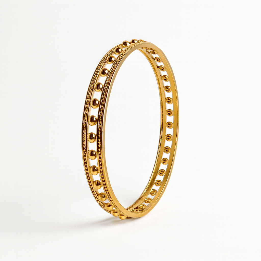 Elegant Dubai crafted 18ct gold plated